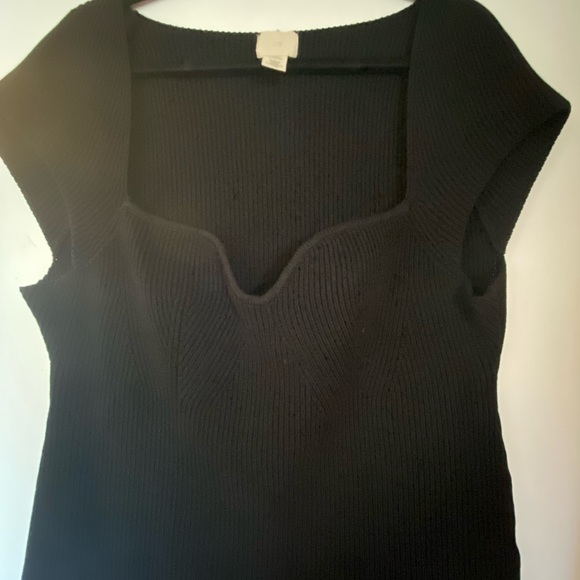 H&M Black Ribbed Sweater - Picture 3 of 5